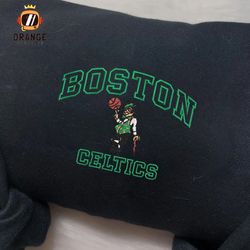 Boston Celtics Embroidered Sweatshirt, NBA Embroidered Shirt, NBA Boston Celtics Embroidered Hoodie, Unisex T-Shirt