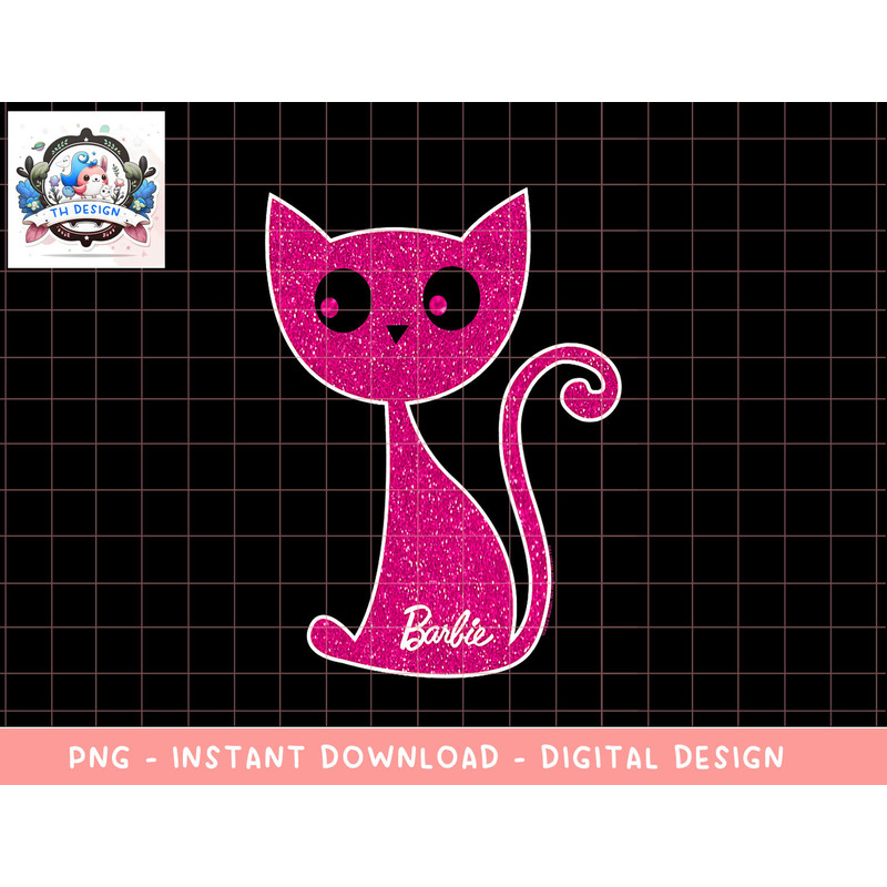 Barbie Halloween Pink Cat png, sublimation copy.jpg
