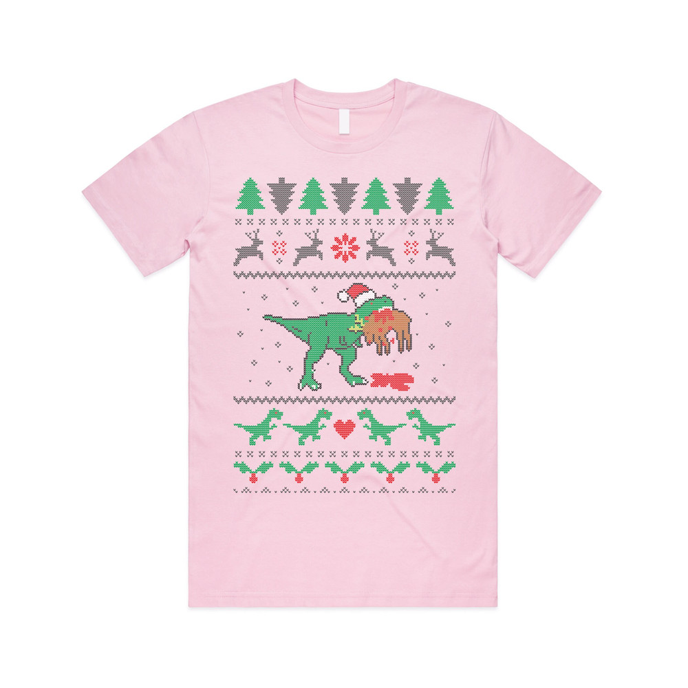 T-Rex Eating ReindeerT-shirt Tee Top Christmas TRex Dinosaur Jurassic Funny Ugly Xmas Gift - 3.jpg