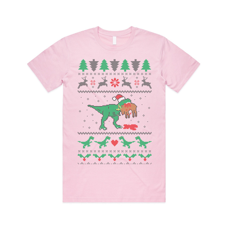 T-Rex Eating ReindeerT-shirt Tee Top Christmas TRex Dinosaur Jurassic Funny Ugly Xmas Gift - 3.jpg
