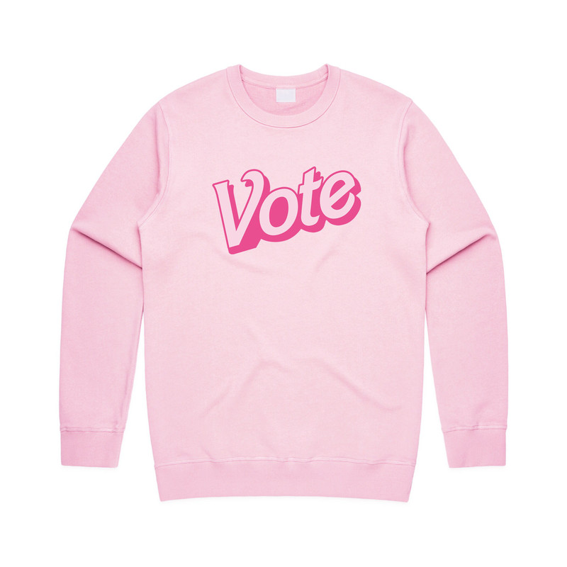Vote Pink Jumper Sweater Sweatshirt US Election Campaign For President Cute Shirt Retro - 1.jpg