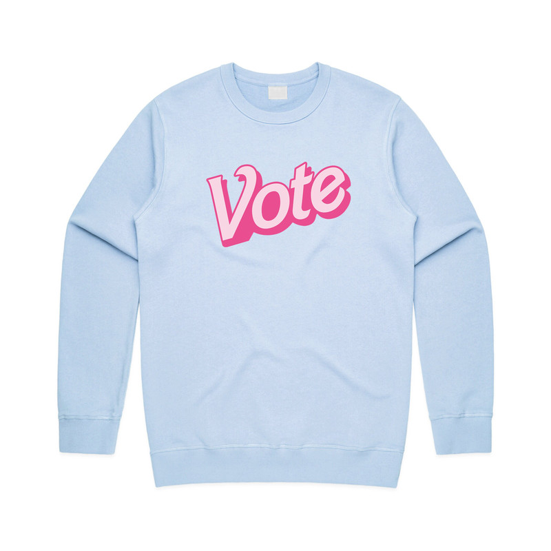 Vote Pink Jumper Sweater Sweatshirt US Election Campaign For President Cute Shirt Retro - 2.jpg