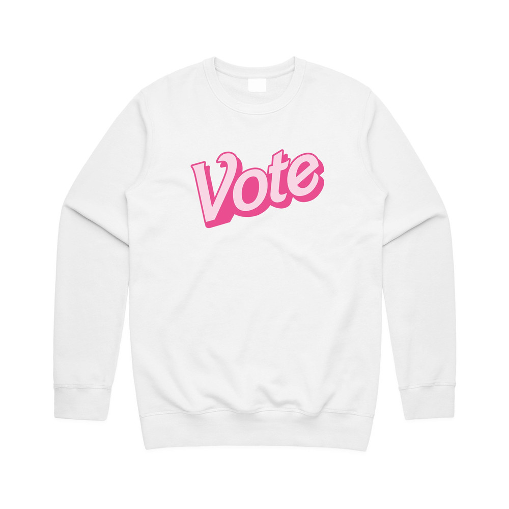 Vote Pink Jumper Sweater Sweatshirt US Election Campaign For President Cute Shirt Retro - 4.jpg