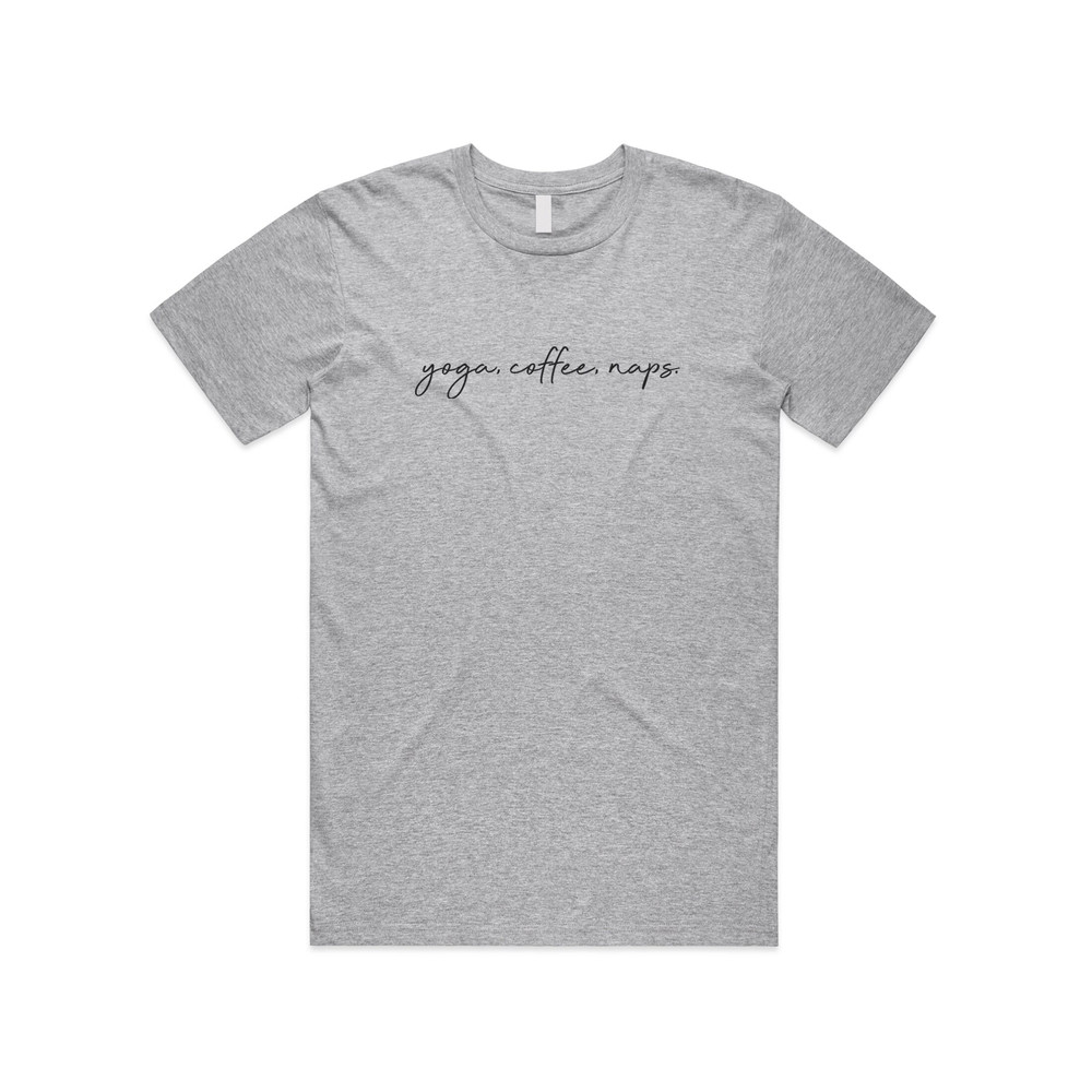 Yoga, Coffee, Naps T-shirt Tee Top Funny Fitness Pilates Spin Hot Boho Cute - 5.jpg