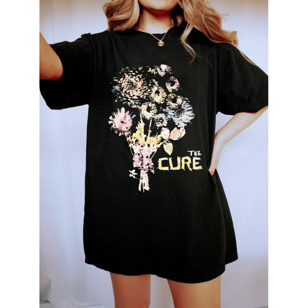 Flowers _the Cure band unisex shirt - 2.jpg
