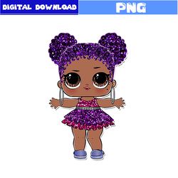 Purple Queen Png, Purple Queen Lol Doll Png, Queen Png, Lol Doll Png, Lol Surprise Doll Png, Cartoon Png, Png File