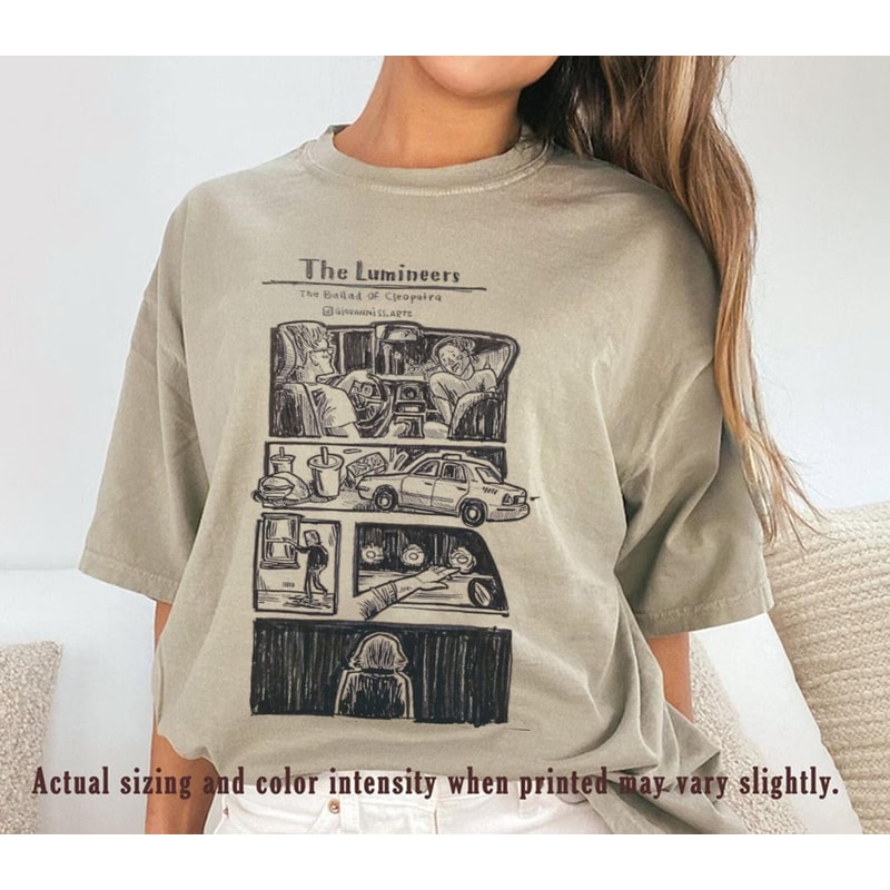 The Ballad Of Cleopatra T-shirt, The Lumineers Poster Shirt, 2023 The Lumineers Tour Merch, The Lumineers Tee Hoodie, Apparel Gift - 1.jpg