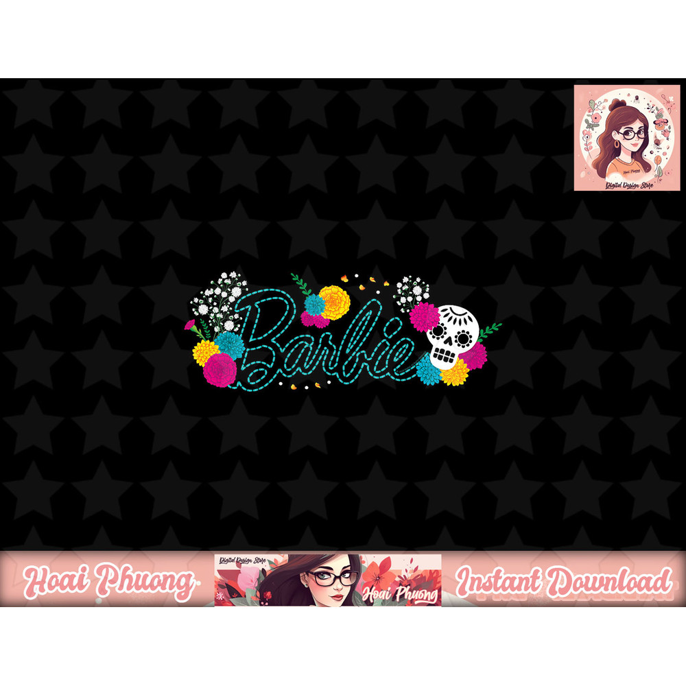 Barbie Halloween Sugar Skull Logo png, sublimation copy.jpg