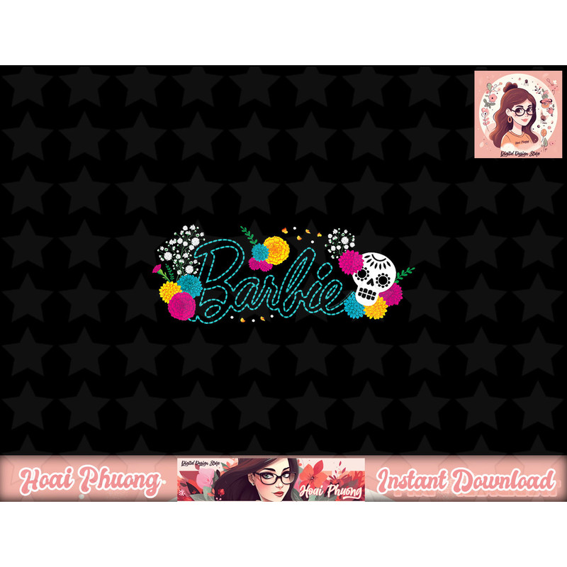 Barbie Halloween Sugar Skull Logo png, sublimation copy.jpg