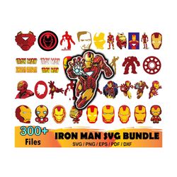 300 iron man svg bundle, marvel svg, avengers svg