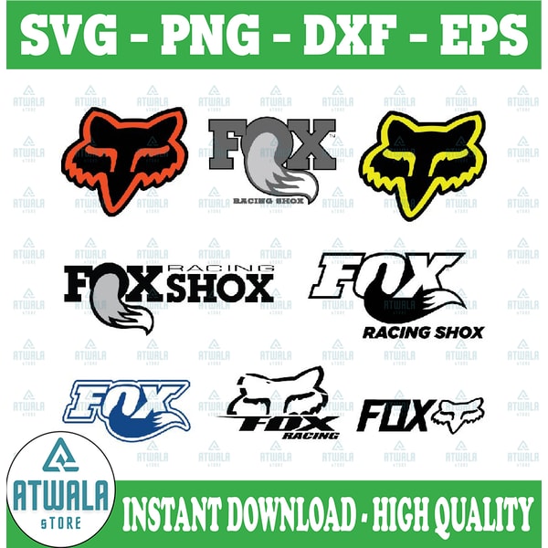Fox Racing Logo Svg, Motocross Svg, Mountain Bike Bundle Svg - Inspire ...