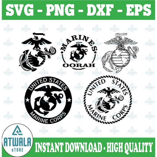 Usmc Tag Vector US Marines vector svg, eps, dxf, png high res, jpg, pdf, web - Inspire ...