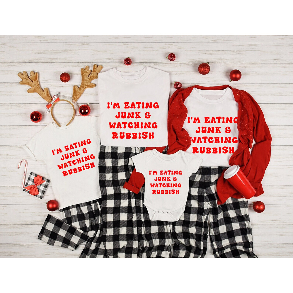 Eating junk and watching rubbish Christmas Sweatshirt - Christmas Family Shirt, Christmas Matching Shirt, Home Alone, Christmas Gift Shirt - 5.jpg