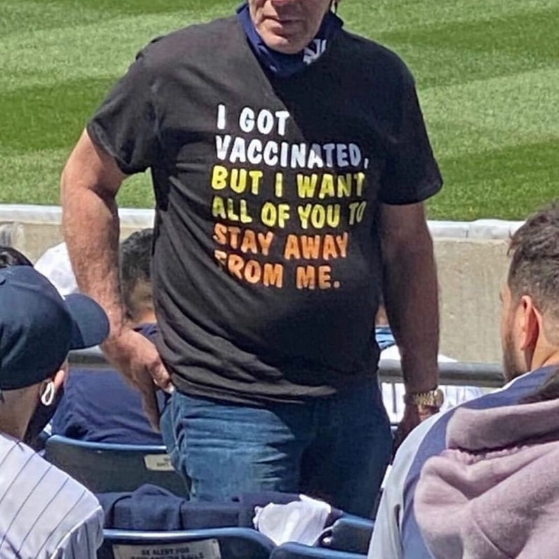 I got vaccinated but i want all of you to stay away from me Covid Shirt - Funny Covid Gift - Vaccinated - Vaccinated shirt UNISEX - 1.jpg
