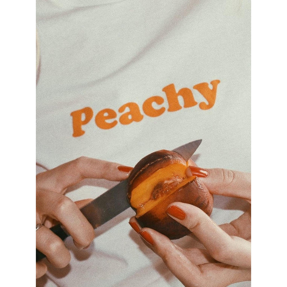 Peachy Shirt Oversized T-shirt Aesthetic Shirt Festival Outfit Summer 2021 Trends Tumblr Clothing - UNISEX - 1.jpg