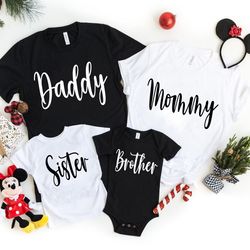 personalized family matching shirts, shirts for mom dad big sister little brother , mommy and me , sibling tees , pregna