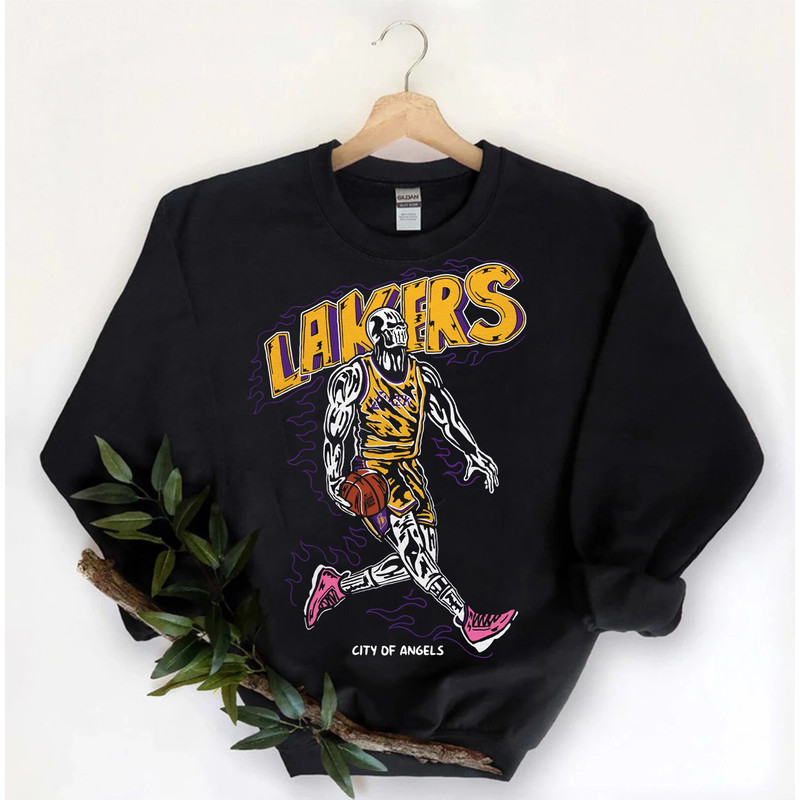 Warren Lotas CIty of Angeles Lakers nba T-shirt NBA lakers shirt, Lebron james vintage nba shirt Basketball Shirt - UNISEX - 2.jpg