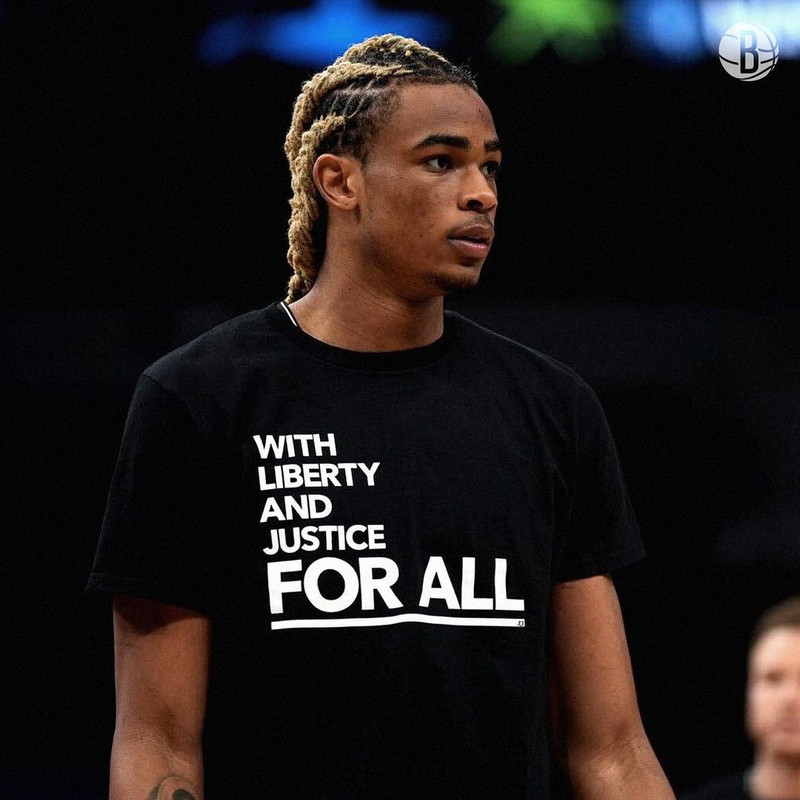 With Liberty And Justice For All NBA T-Shirt - Short sleeve  Long sleeve Unisex - 2.jpg