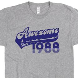 35th birthday shirt awesome since 1988 t shirt funny 35th birthday t shirt gift for 1988 birthday shirt 1988 tshirt mens
