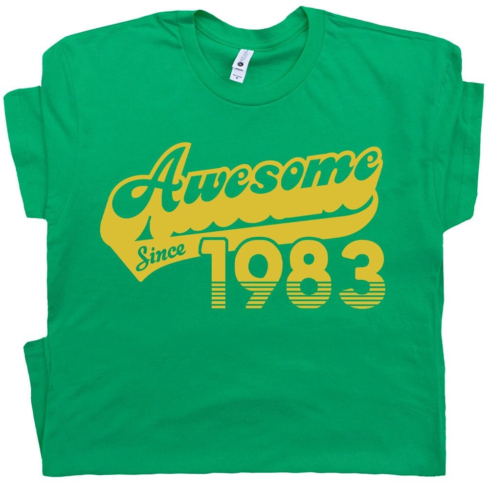 40th Birthday T Shirt Awesome Since 1983 Funny 40th Gift For 1983 Birthday Cool Graphic Mens 40th Birthday Womens 40th Birthday Shirt Retro - 1.jpg
