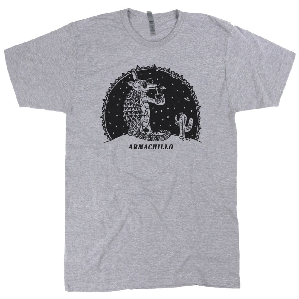 Armadillo T Shirt Armachillo Shirt Weird Cool UFO Tee Santa Fe Roswell Mens Womens Funny Vintage Graphic Tee Tequila Alcohol Margarita Shirt - 2.jpg
