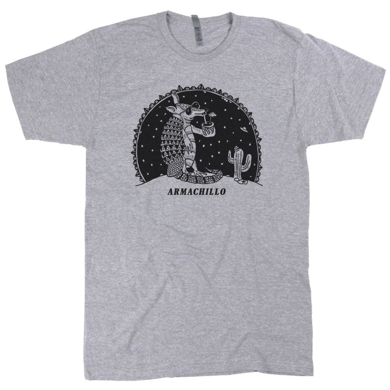 Armadillo T Shirt Armachillo Shirt Weird Cool UFO Tee Santa Fe Roswell Mens Womens Funny Vintage Graphic Tee Tequila Alcohol Margarita Shirt - 2.jpg
