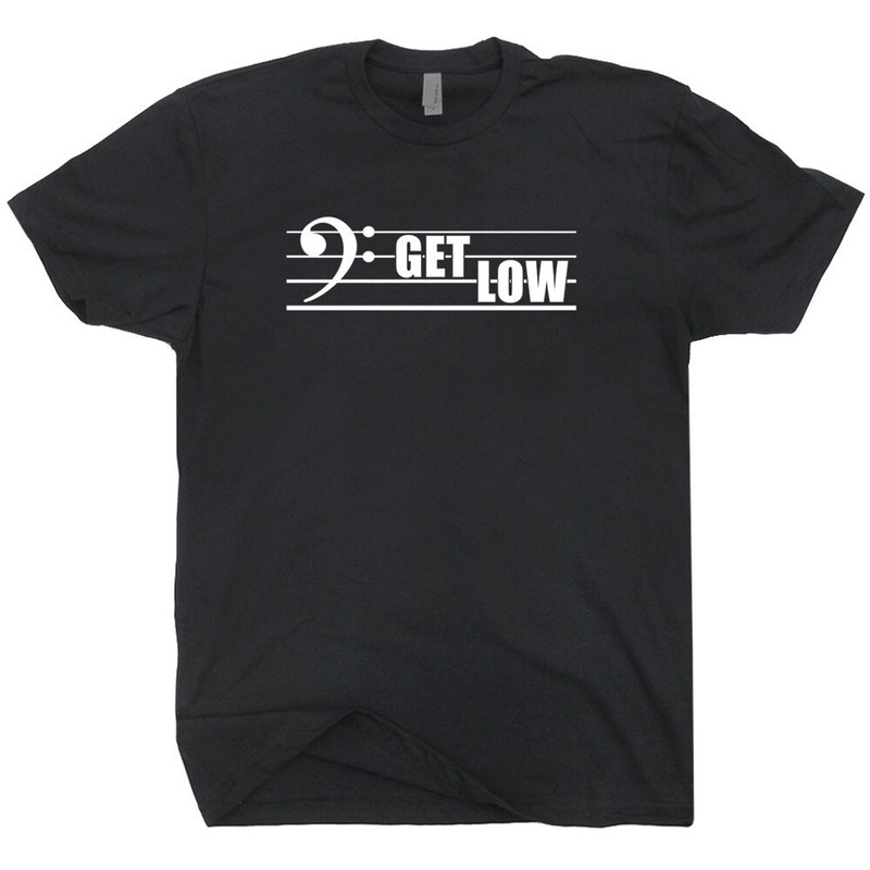 Bass Guitar T Shirt Bass Clef T Shirt Cool Gift For Bassist Player Tee Vintage Rock Music Note Blues Bluegrass Country For Mens Womens Kids - 2.jpg