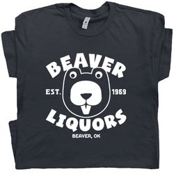 beaver liquors t shirt offensive t shirt funny beaver shirts novelty t shirts rude dirty t shirts saying tee with inappr