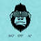 Gorilla SVG Gorilla Head With Glasses Monkey Majestic Gorilla Gorilla Screams Cool Gorilla Digital SVG EPS AI