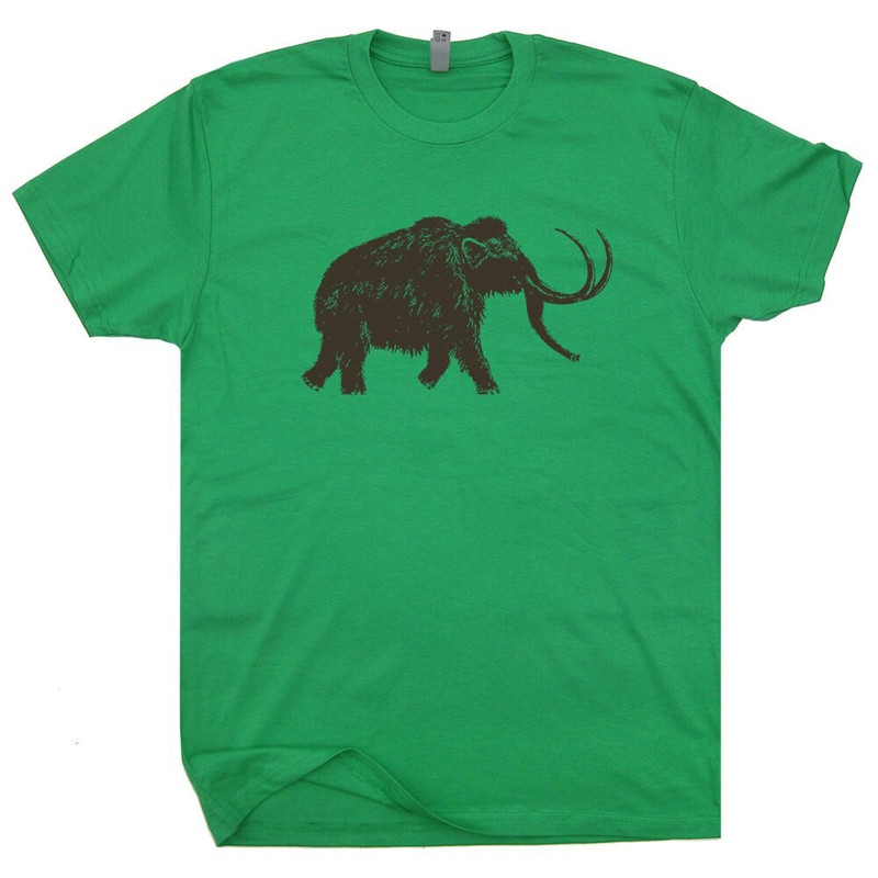 Big Woolly Mammoth T Shirt Dinosaur Shirts Cool Elephant Tee Shirts Cute Graphic Tshirt Wooly Jurassic Animal Park For Men Women Kids - 2.jpg