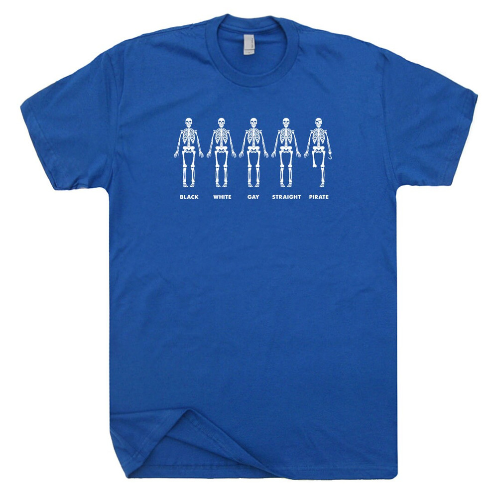 Black White Gay Straight Pirate T Shirt Funny Gay LGBT Skeleton Tee Witty Pride Flag Lives Matter For Men Women Saying Humor Awesome Tee - 2.jpg