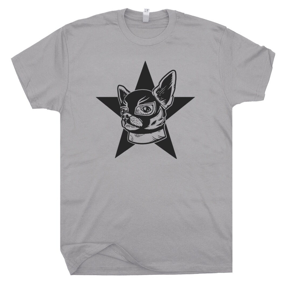 Chihuahua T Shirt Lucha Libre T Shirt Chihuahua Lucha Dog Shirt Mexican Wrestling T Shirt Vintage Wrestling Shirt Blue Demon Lucha Mask Tee - 2.jpg