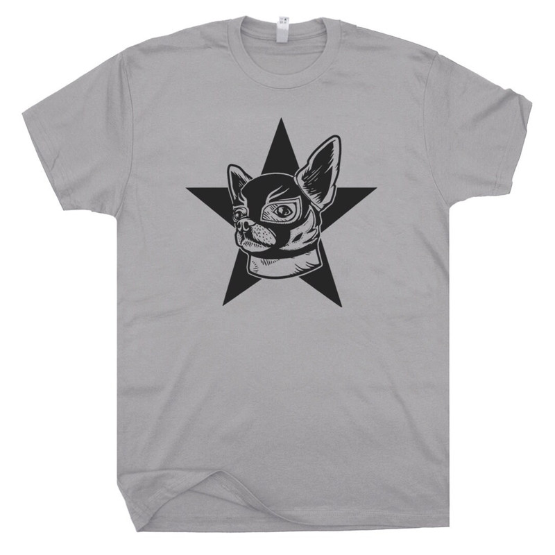 Chihuahua T Shirt Lucha Libre T Shirt Chihuahua Lucha Dog Shirt Mexican Wrestling T Shirt Vintage Wrestling Shirt Blue Demon Lucha Mask Tee - 2.jpg
