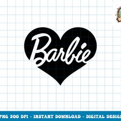 Barbie Heart Logo png, sublimation copy