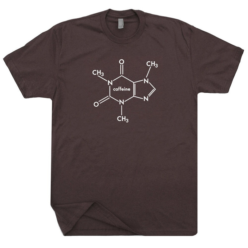 Coffee T Shirt Cool Coffee Graphic Shirt Funny Caffeine Molecule Tee Gift For Coffee Drinker Design Vintage For Mens Womens Novelty Tee - 2.jpg