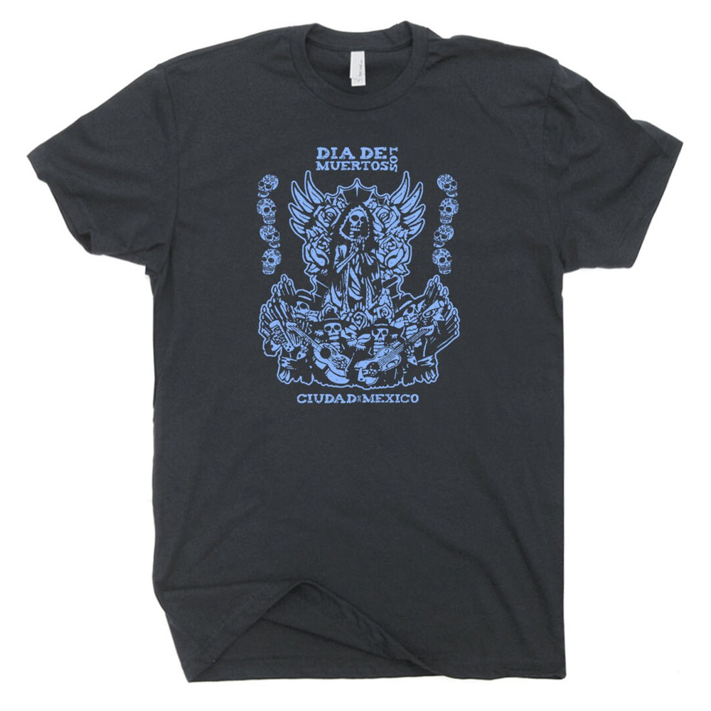 Dia De Los Muertos Shirt Sugar Skull Graphic Tee Day Of the Dead Shirts Mexican Halloween Skeleton Shirt Cerveza Shirt El Mariachi Shirts - 2.jpg
