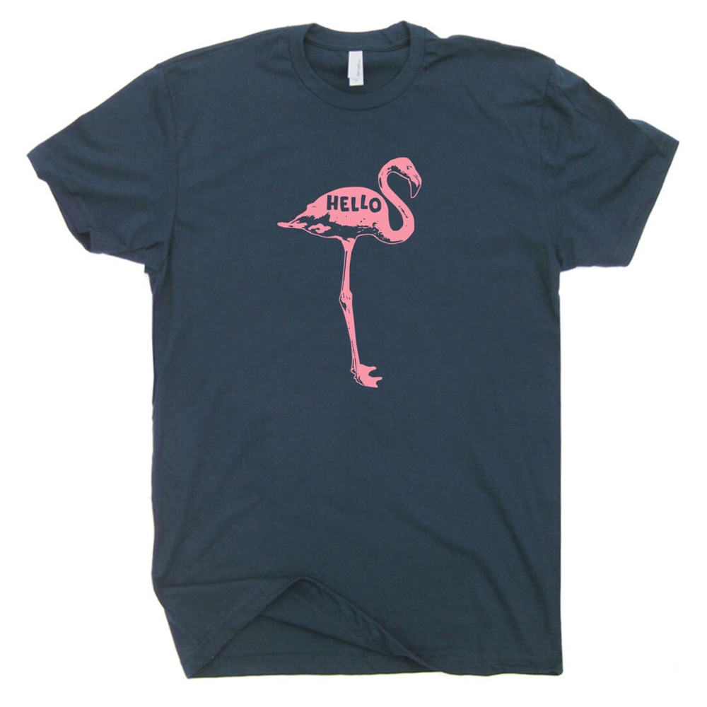 Flamingo T Shirt Pink Flamingos Shirt Funny Animal Graphic Shirts Cute Retro Novelty Tees For Women Men Kids Cool Vintage Flamingo Tee Shirt - 2.jpg