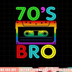 retro vintage 70 s bro for halloween family matching costume png, sublimation copy