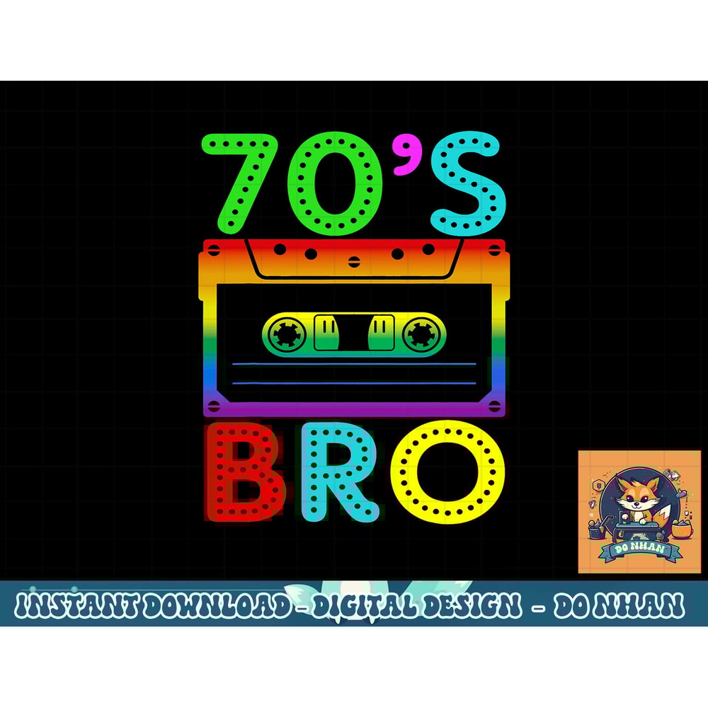 Retro Vintage 70 s Bro For Halloween Family Matching Costume png, sublimation copy.jpg