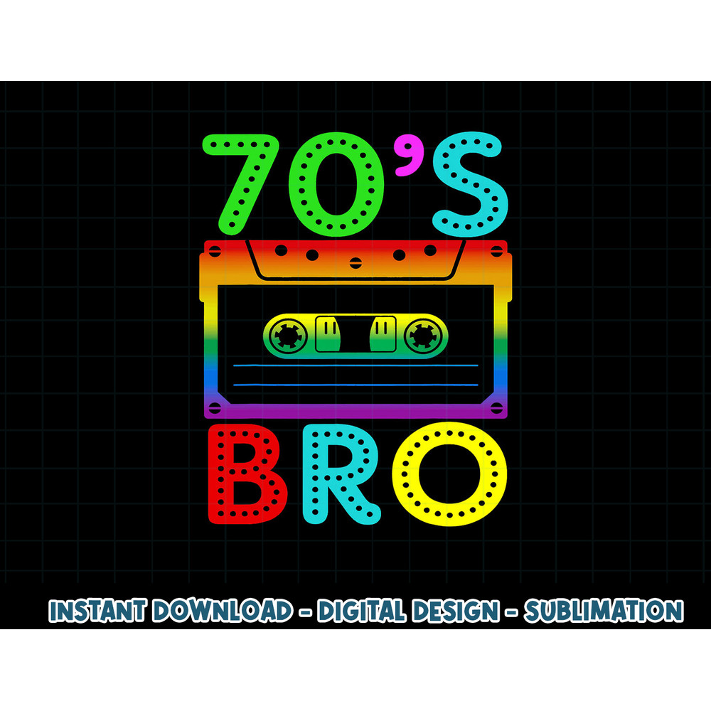 Retro Vintage 70 s Bro For Halloween Family Matching Costume png, sublimation copy.jpg