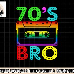 retro vintage 70 s bro for halloween family matching costume png, sublimation copy