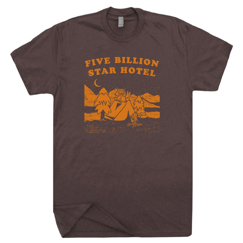 Funny Camping T Shirt Five Billion Star Hotel Camp Shirts Smokey The Mountains Bear Tee For Men Women Kids Hiking Hiker Smoky National Park - 2.jpg