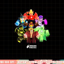 roblox halloween heroes black png, sublimation - classic fit, crew neck, short sleeve, casual copy