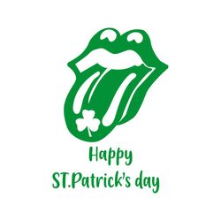happy st patrick's day sexy lips svg, st. patricks day svg, sexy lips svg, green lips svg, patricks day svg, shamrocks s