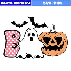pumpkin lantern svg, pumpkin and ghost svg, pumpkin svg, bat svg, retro halloween svg, halloween svg, png digital file