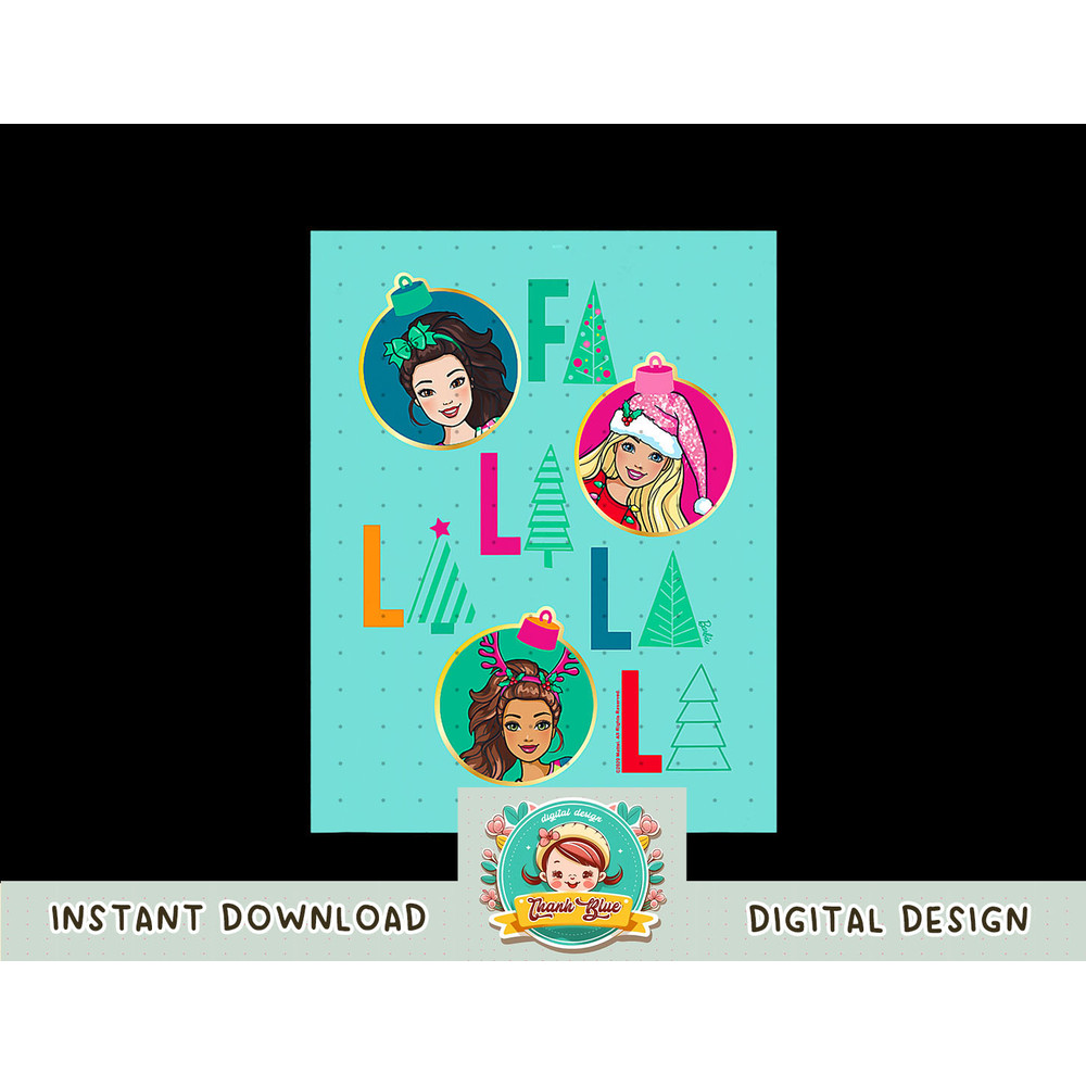 Barbie Holiday Fa La La png, sublimation copy.jpg