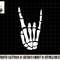 Rock On Skeleton Hand Sign - Minimalistic Halloween Costume png, sublimation copy.jpg