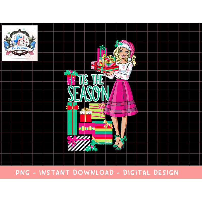 Barbie Holiday Tis The Season png, sublimation copy.jpg
