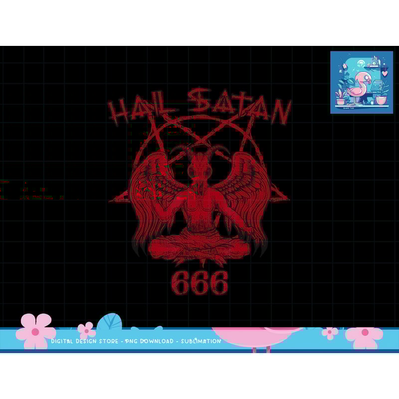 Satan loves me Hail Satan devil 666 saying png, sublimation copy.jpg