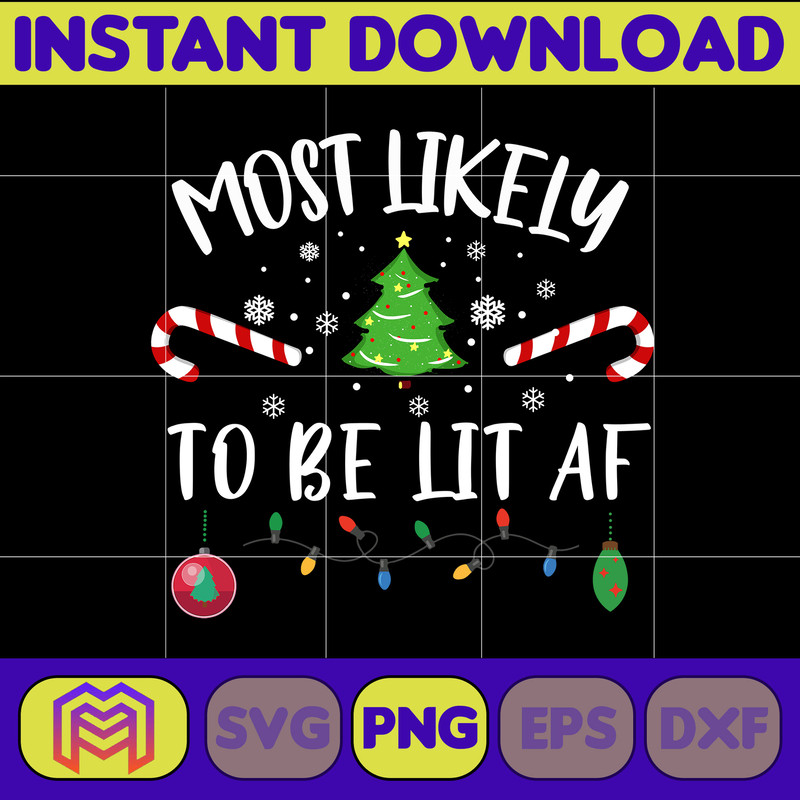 Christmas Png, Funny Christmas png, Most Likely Christmas PNG, Family Christmas Png Instant Download (1).jpg